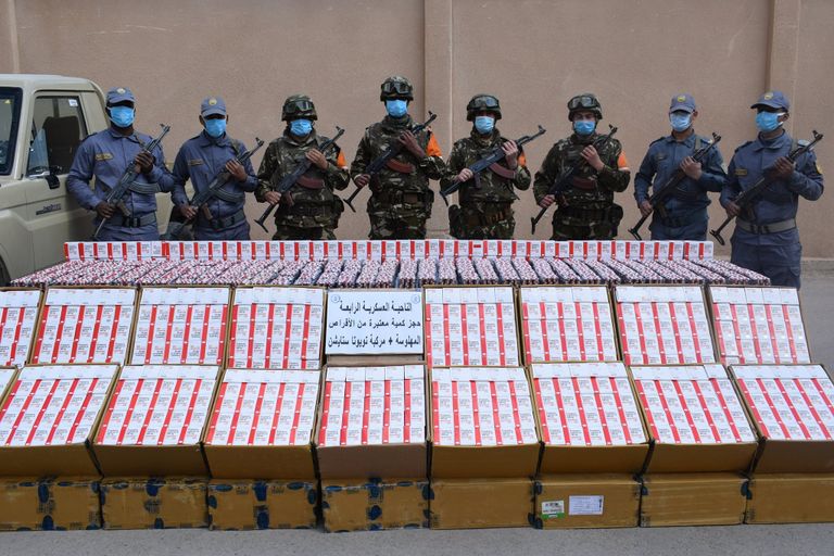 Algerian Army seizes large quantities of drugs