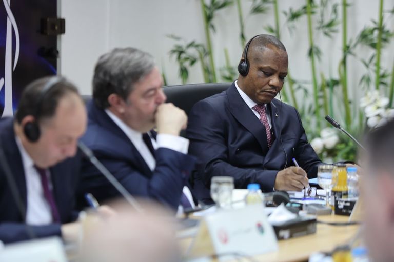 رئيس المجلس الرئاسي الليببي محمد المنفي ونائبه عبدالله اللافي