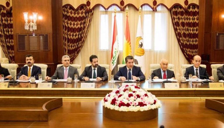جلسة لمجلس وزراء إقليم كردستان العراق