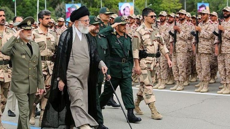 مرشد إيران وعرض سابق للحرس الثوري  آثار الهجوم الصاروخي الإيراني على أربيل في العراق  الأحد الماضي