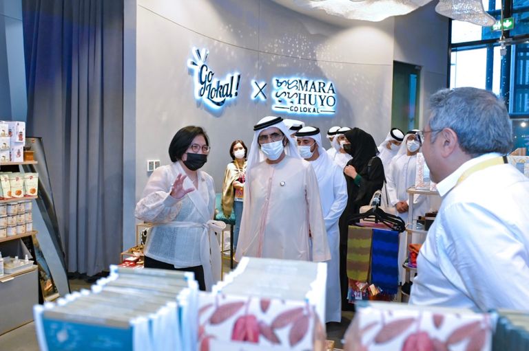 الشيخ محمد بن راشد آل مكتوم يستقبل حاكم عام كندا في إكسبو 2020 دبي