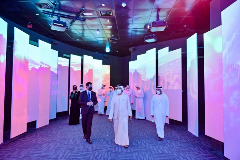 الشيخ محمد بن راشد آل مكتوم يستقبل حاكم عام كندا في إكسبو 2020 دبي