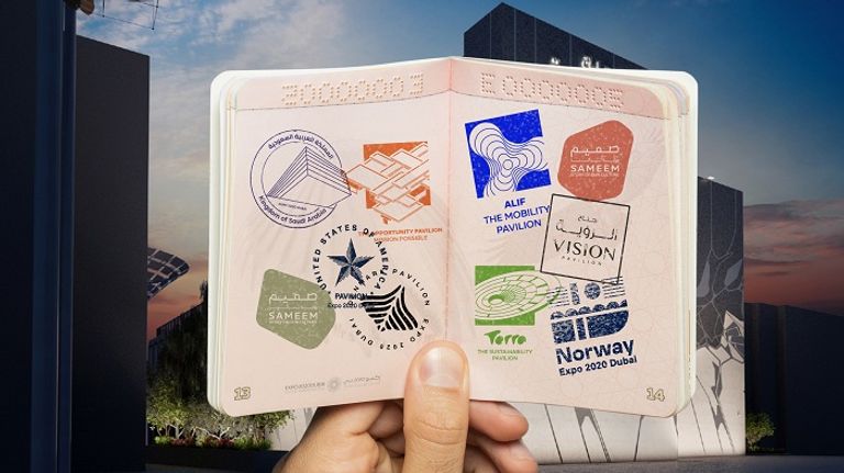 ختم جواز سفر إكسبو 2020 دبي الحصري