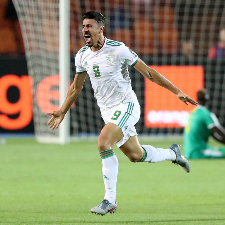 Baghdad Bounedjah, the star of the Algerian national team