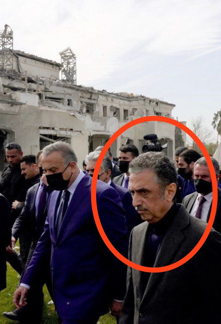 رجل الأعمال الكردي ومنزله المدمر بصواريخ إيرانية