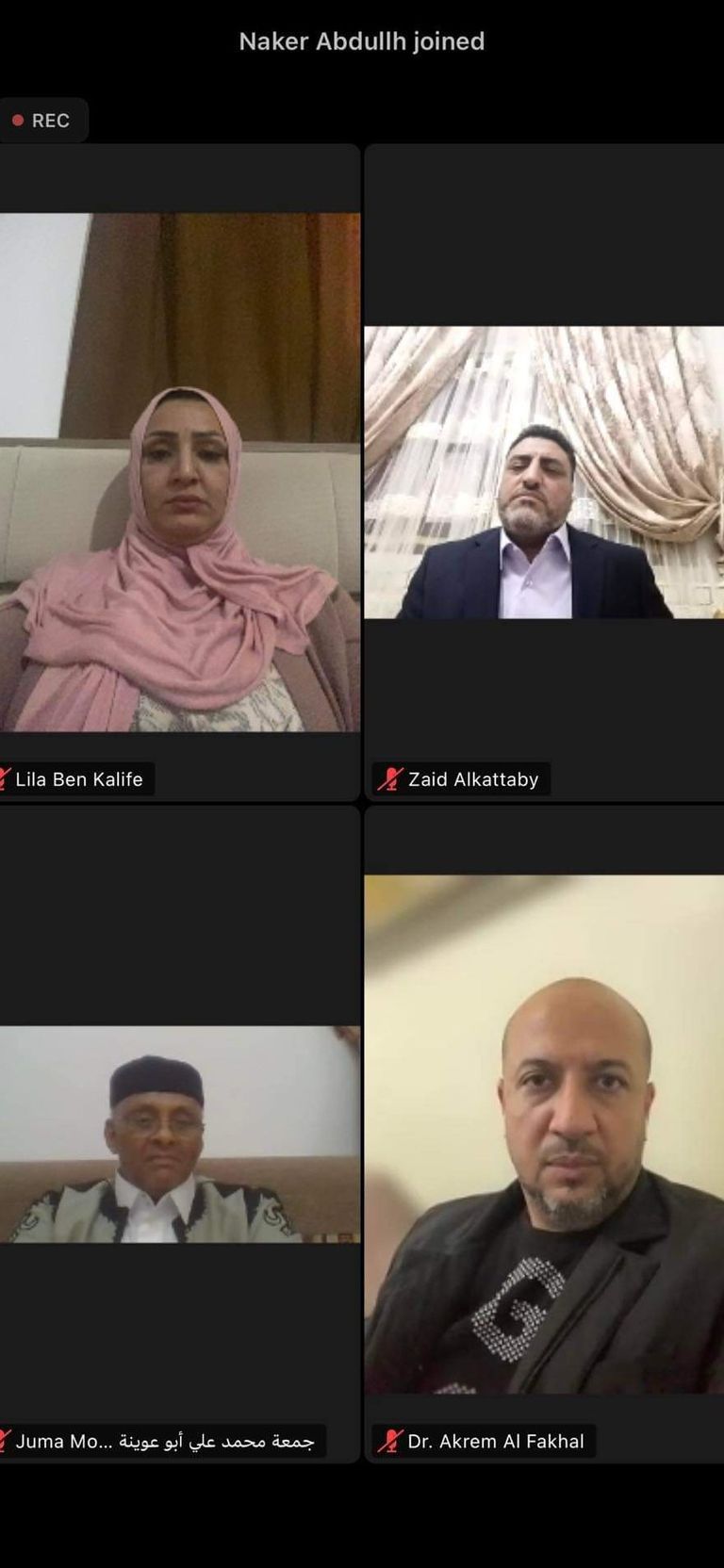 وليامز في لقاء افتراضي مع المرشحين الرئاسيين