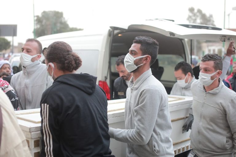 جثمان الفنان زكي فطين عبدالوهاب