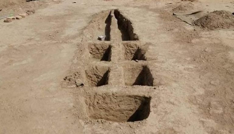 آثار القارب المكتشف في مدينة الوركاء جنوب العراق