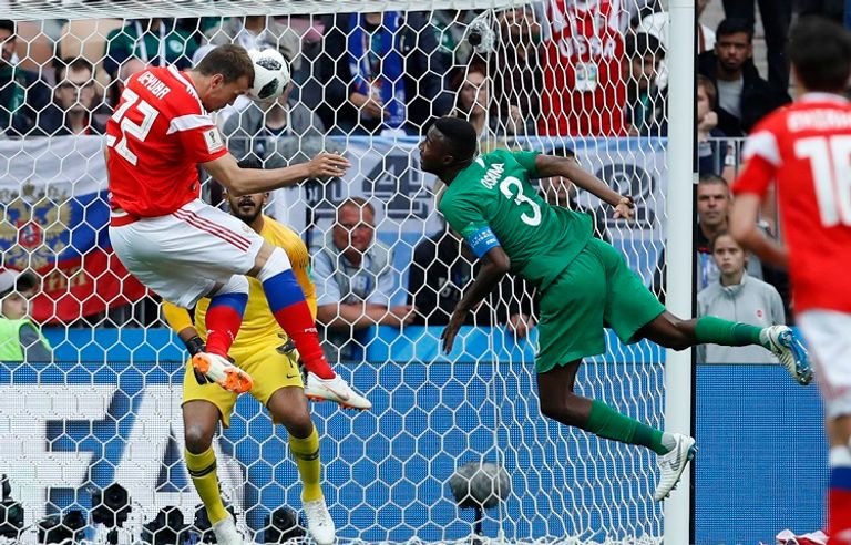 المنتخب السعودي أمام روسيا في كأس العالم 2018 المنتخب السعودي