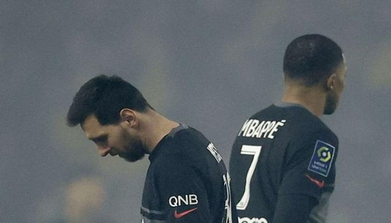 مبابي وميسي ليونيل ميسي لاعب باريس سان جيرمان