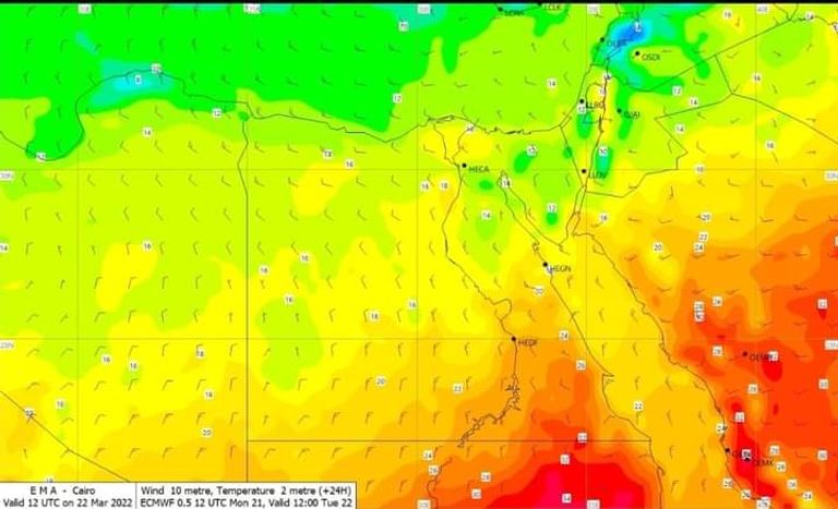 حالة الطقس في مصر- تعبيرية