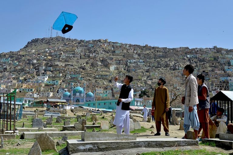 جانب من مظاهر الاحتفال بعيد النوروز في أفغانستان - أ.ف.ب