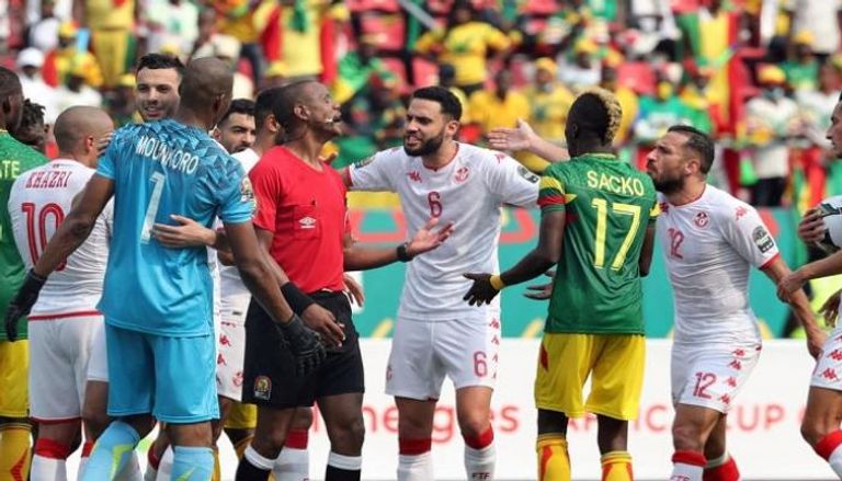 منتخب تونس ضد مالي في كأس أمم أفريقيا