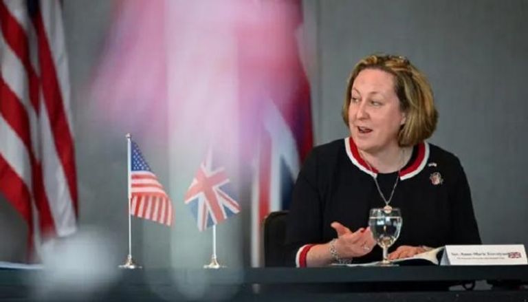 وزيرة التجارة الدولية البريطانية ، آن ماري تريفيليان