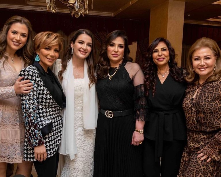 شام الذهبي وزوجها أحمد هلال