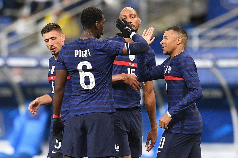 مبابي في منتخب فرنسا محمد صلاح وكيليان مبابي