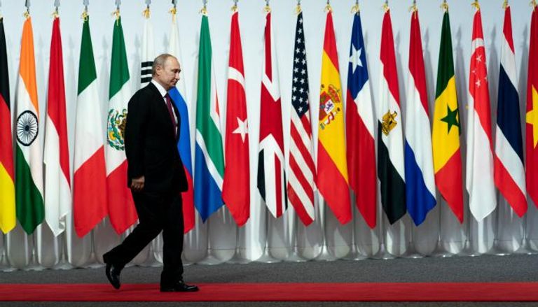 بوتين في قمة مجموعة العشرين باليابان 2019