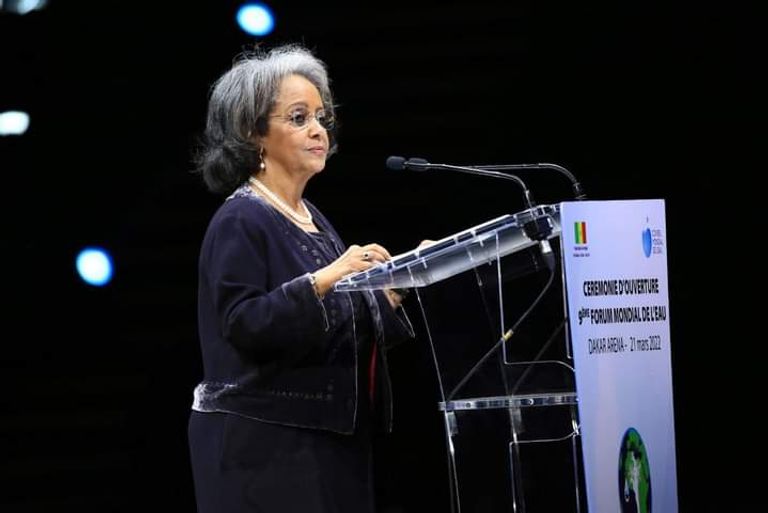 الرئيس السنغالي ورئيسة إثيوبيا