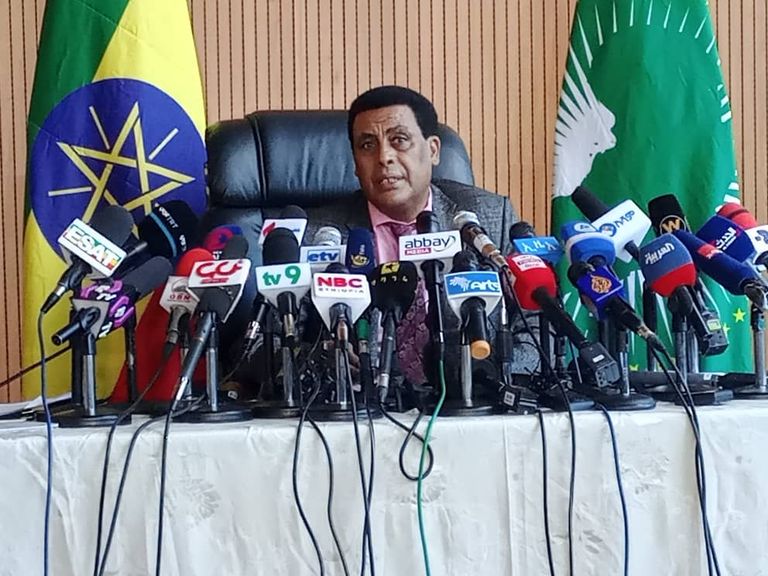 المتحدث باسم الخارجية الإثيوبية السفير دينا مفتي