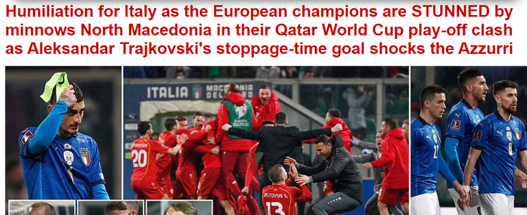إيطاليا ضد مقدونيا الشمالية