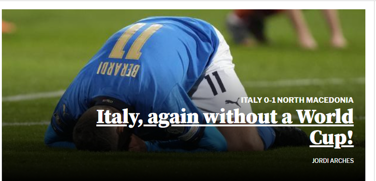 إيطاليا ضد مقدونيا الشمالية