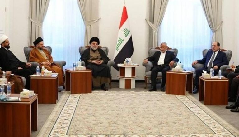 الصدر وقيادات الإطار التنسيقي في اجتماع ببغداد