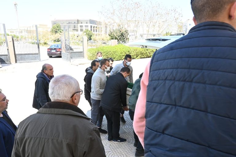 تشييع جثمان الفنان أحمد حلاوة