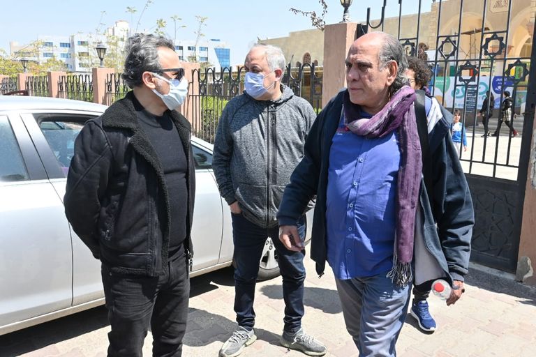 تشييع جثمان الفنان أحمد حلاوة