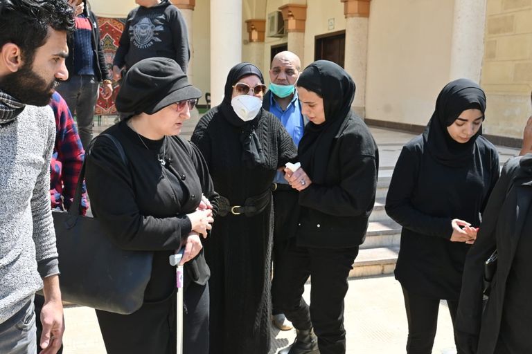 تشييع جثمان الفنان أحمد حلاوة
