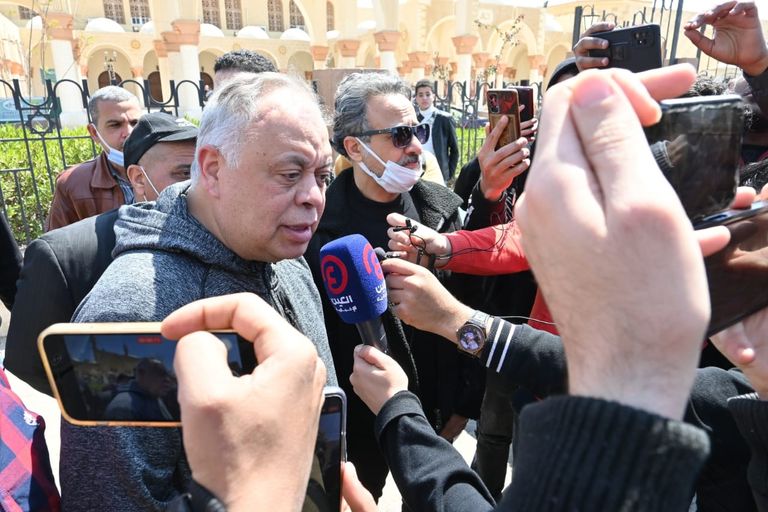 تشييع جثمان الفنان أحمد حلاوة