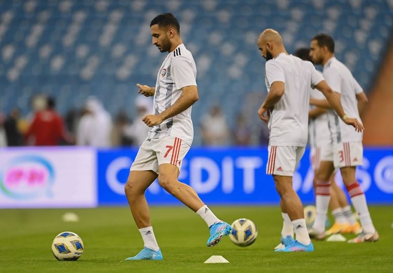 The UAE team prepares for the decisive battle in the 2022 World Cup qualifiers