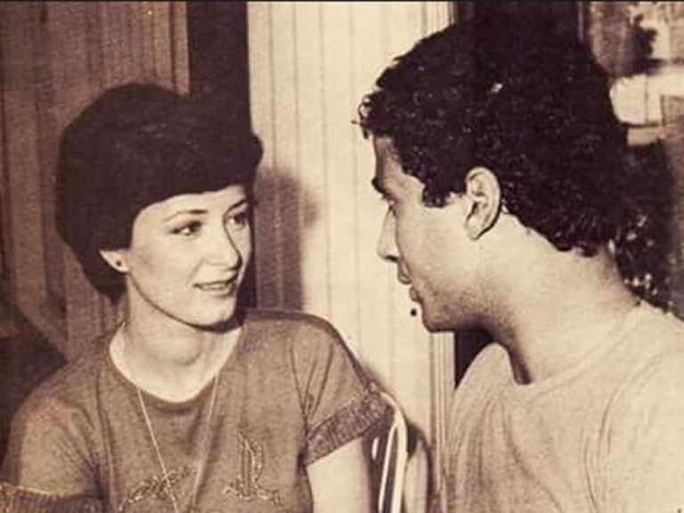 أحمد زكي مع رغدة