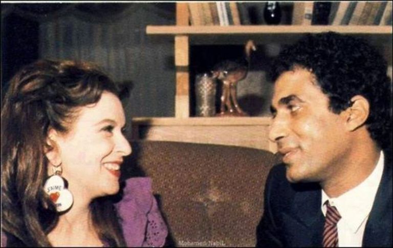 أحمد زكي مع رغدة