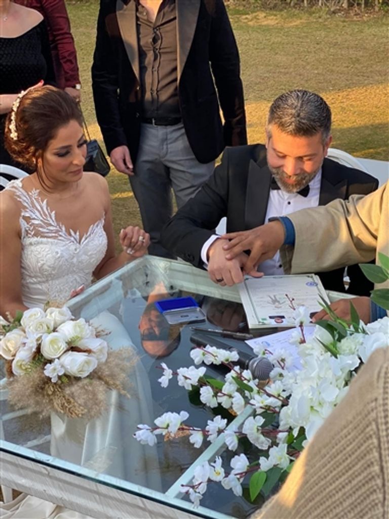 من حفل زفاف ياسر فرج وهبة الهواري