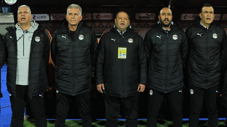 الجهاز الفني لمنتخب مصر محمود حمدي الونش مدافع منتخب مصر