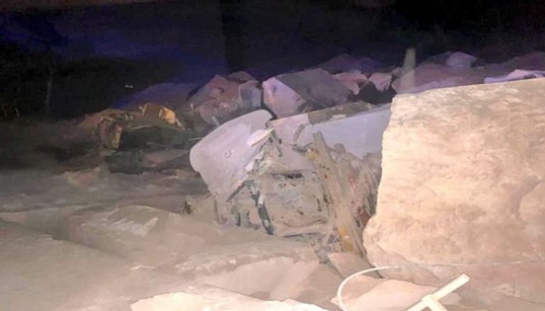 انهيار صخري في عمان