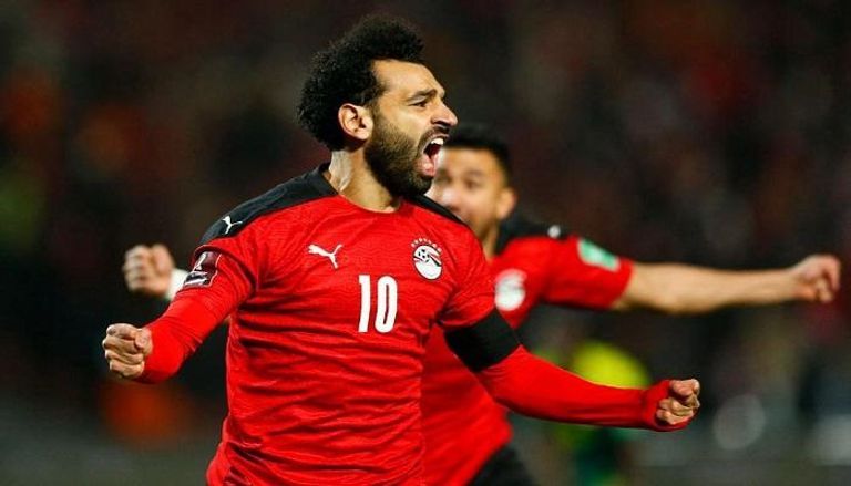 محمد صلاح نجم منتخب مصر ضد السنغال في تصفيات كأس العالم 2022