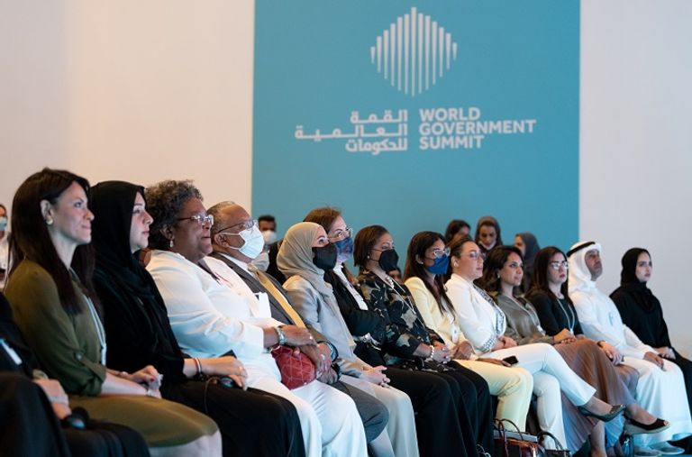 عهود الرومي خلال إلقاء كلمتها