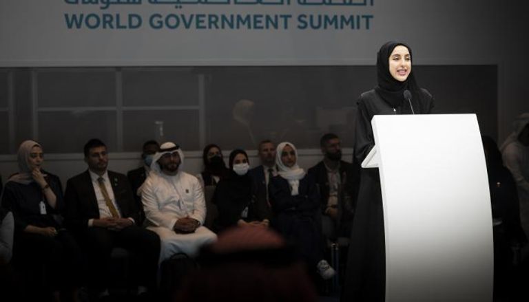 شما بنت سهيل بن فارس المزروعي في القمة العالمية للحكومات