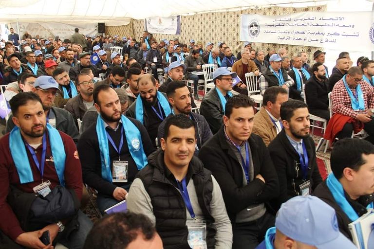 الميلودي المخارق الأمين العام لنقابة الاتحاد المغربي للشغل