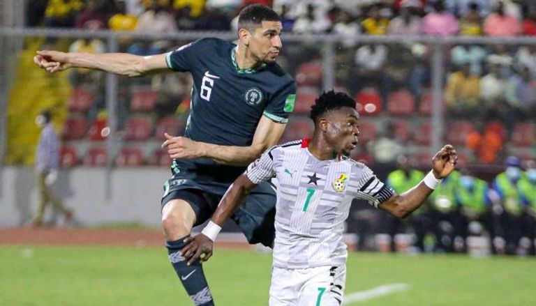 مباراة نيجيريا وغانا في تصفيات كأس العالم 2022