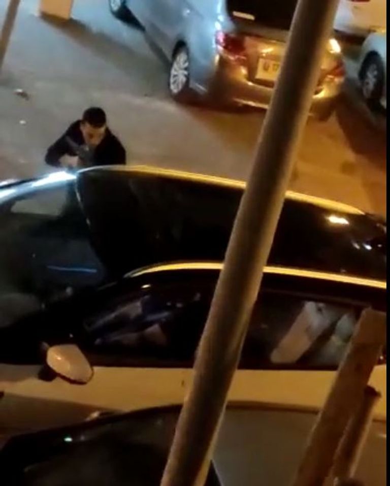 موقع حادث إطلاق النار في وسط إسرائيل