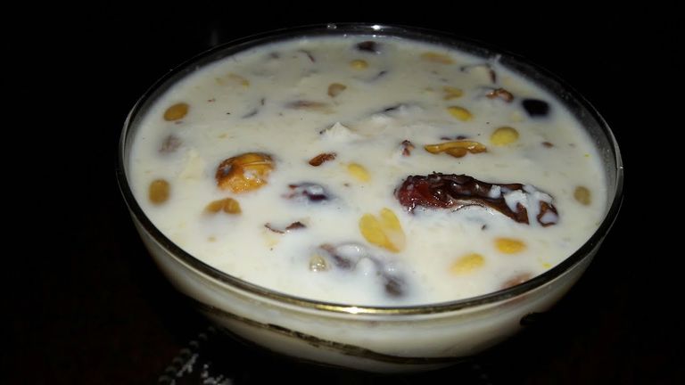 ياميش باللبن طرق مختلفة لعمل ياميش رمضان