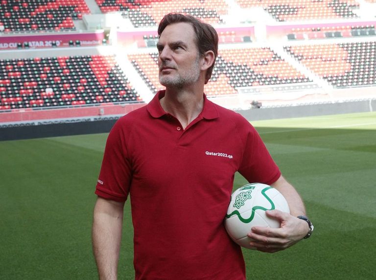 فرانك دي بور مدرب منتخب هولندا السابق