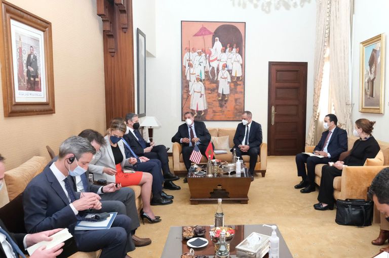 عزيز أخنوش وأنتوني بلينكن