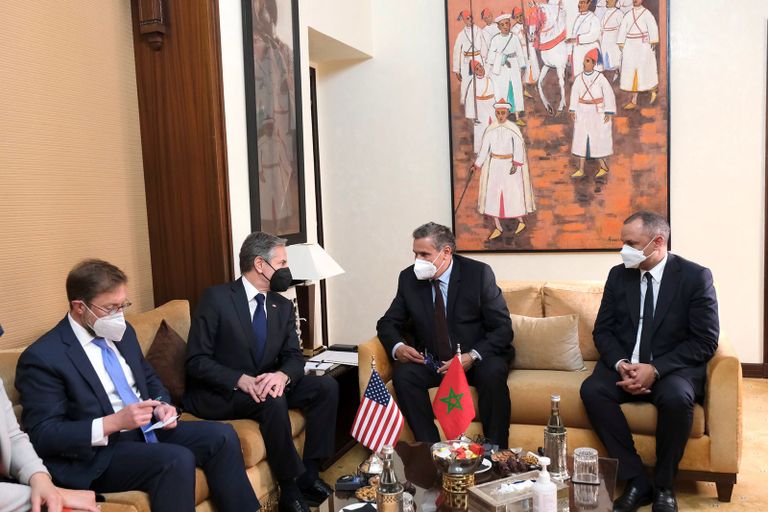 عزيز أخنوش وأنتوني بلينكن