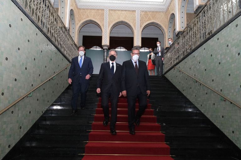 عزيز أخنوش وأنتوني بلينكن