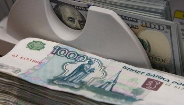 سعر الدولار مقابل الروبل الروسي اليوم