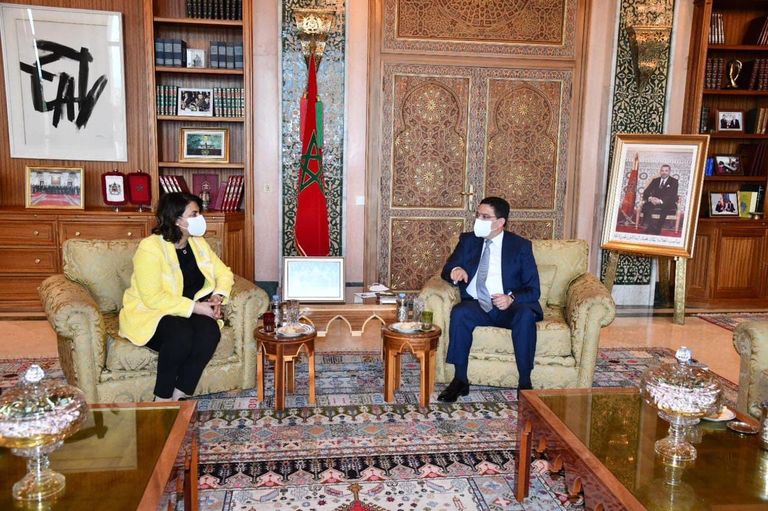 ناصر بوريطة ونجلاء المنقوش