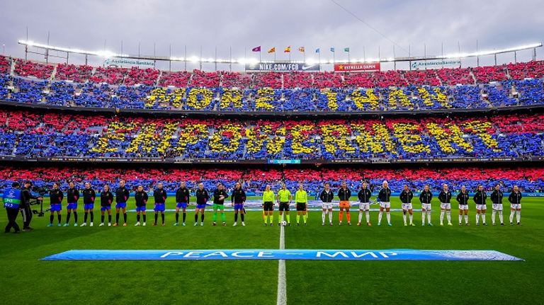 كلاسيكو سيدات برشلونة وريال مدريد في دوري أبطال أوروبا كلاسيكو سيدات برشلونة وريال مدريد